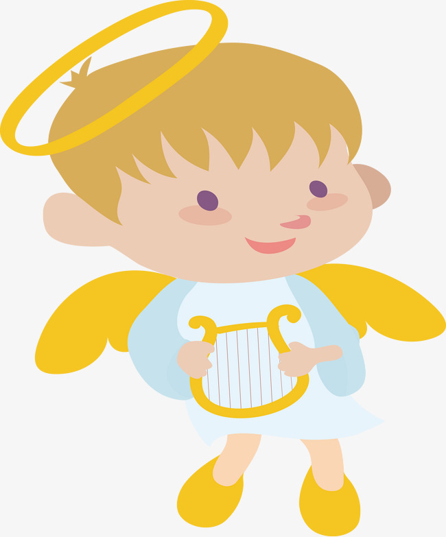 650x783 Cartoon Little Angel, Angel, Cartoon, Boy Png And Vector For Free