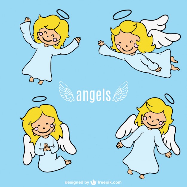 626x626 Angel Cartoon Character Design Vector Free Download