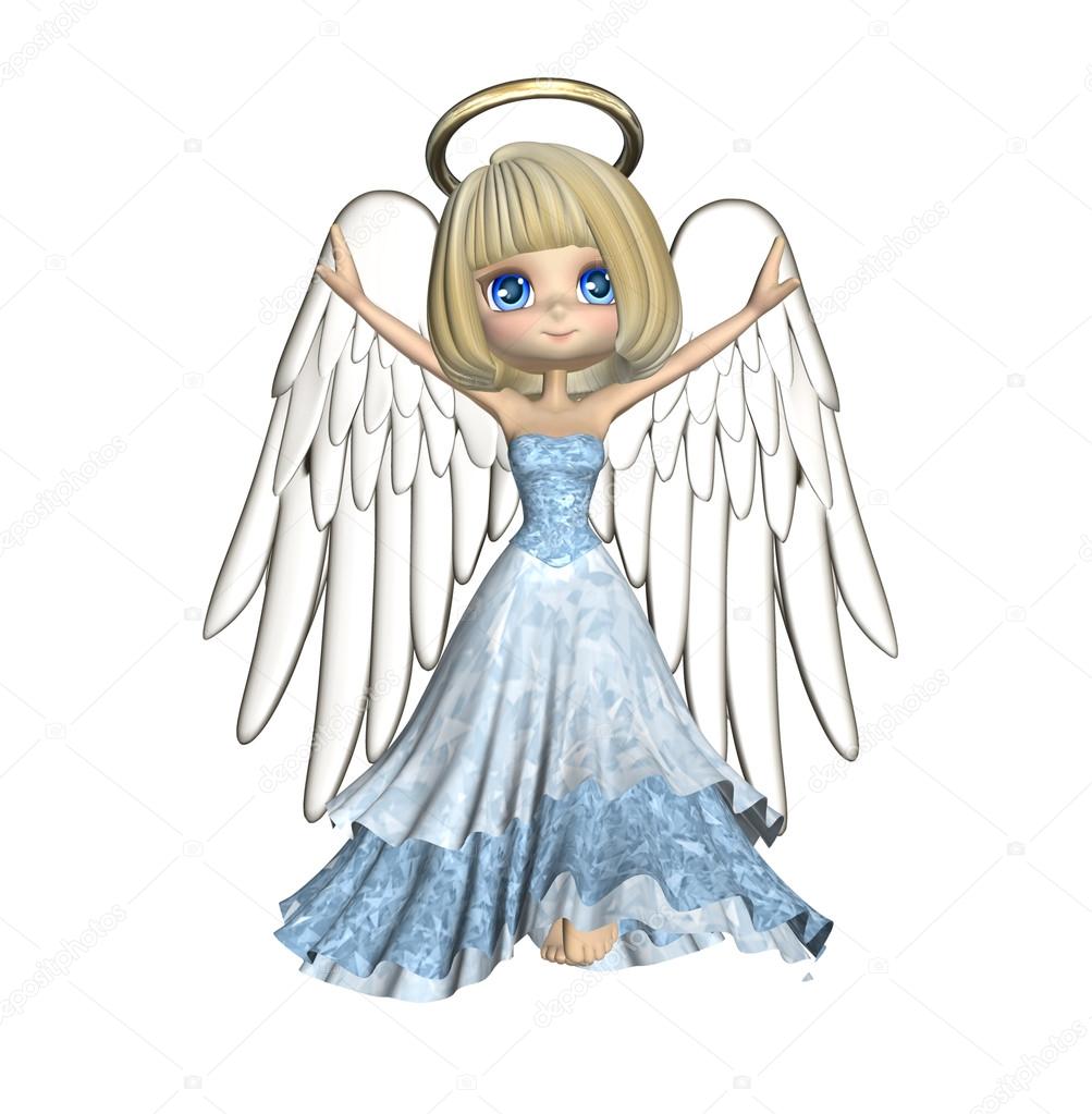 1003x1023 Cute Angel Cartoon Stock Photo Deaddogdodge
