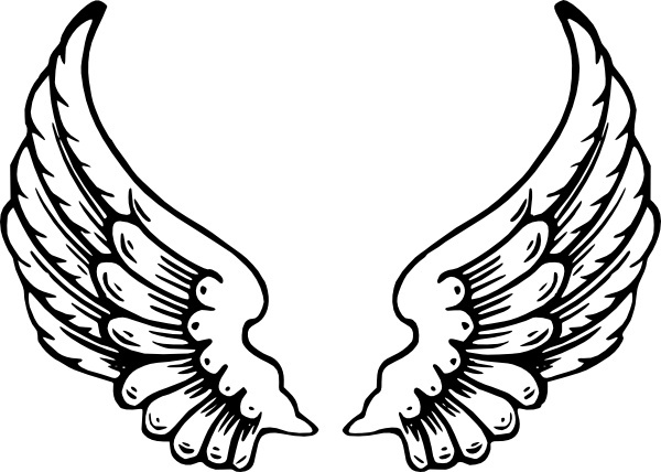 600x428 Angel Clipart Free Wings