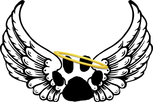 600x401 Angel Clipart Cat