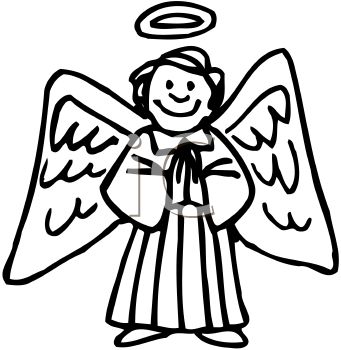 341x350 Picture Of Happyngel With Large Wingsnd Halo Praying In