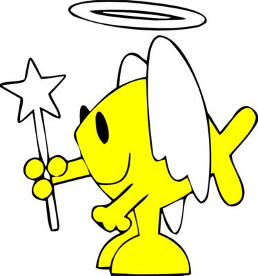 374x400 Image Angel Fish Angel Clip Art