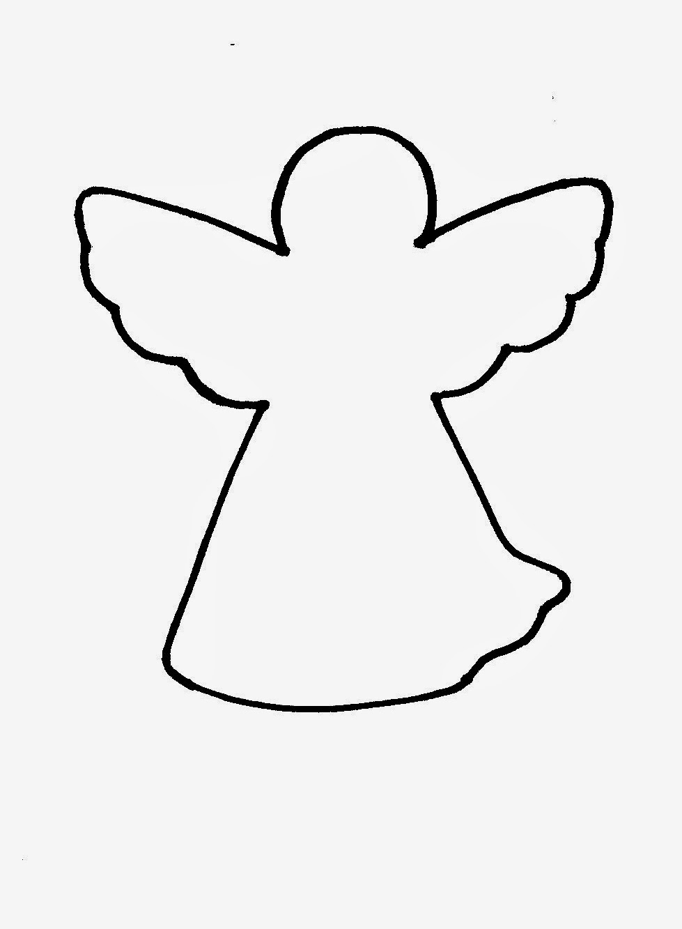Angel Outlines Free download on ClipArtMag