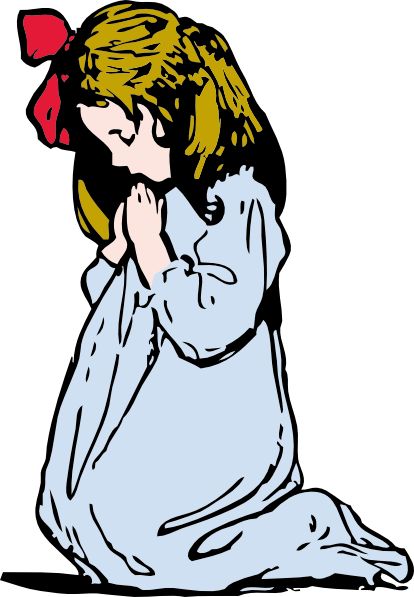 Angel Praying Clipart