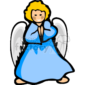 300x300 Clip Art People Angels And More Related Vector Clipart Images