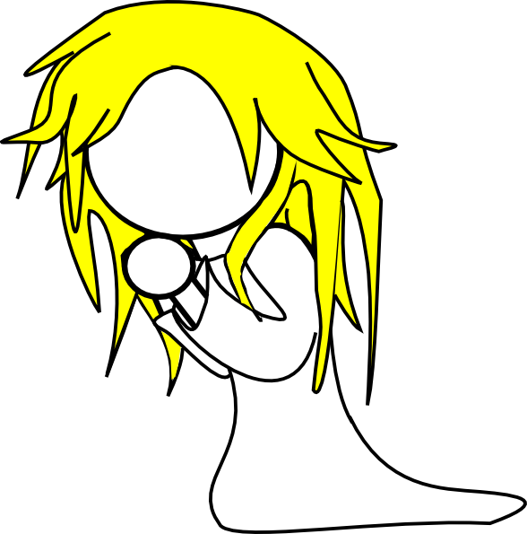 588x595 Angel Of Prayer Clip Art