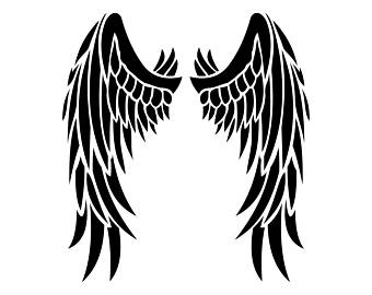 340x270 Angel Wings Svg Etsy
