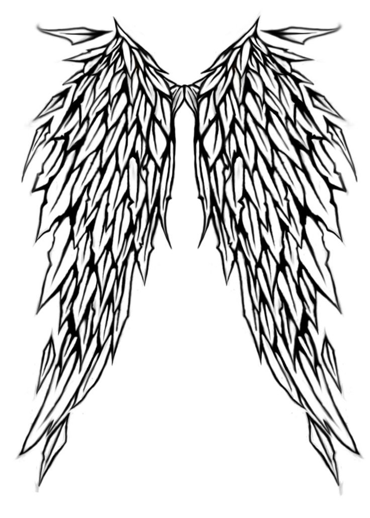736x1029 50 Best Angel Wings Tattoo Designs Images Tasteful