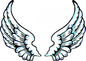 300x214 Angel Wings Clip Art Free Images