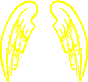 299x279 Gold.angel.wings.design Clip Art