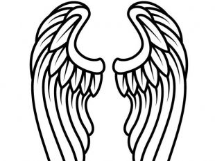 310x233 Angel Wings Tattoo Clip Art Free Vectors Ui Download