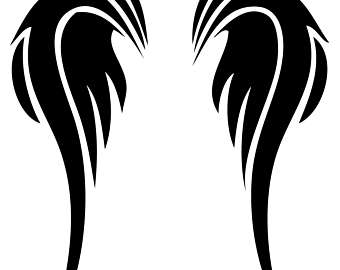 340x270 Angel Wings Svg Etsy