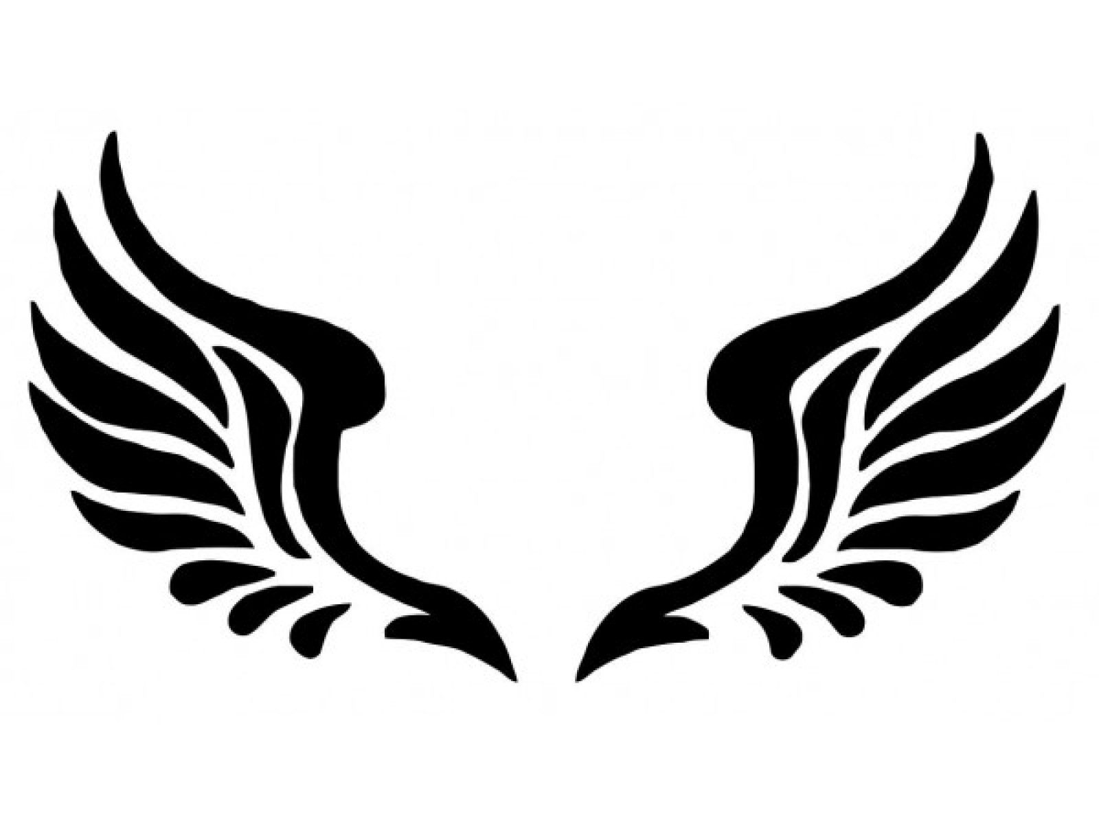 1600x1200 Drawn Wings Stencil