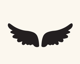 340x270 Wings Clipart Silhouette