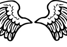 235x165 Bright And Modern Angel Wings Clip Art Peterm Free Vector In Open