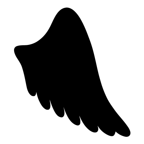 500x500 Halo Clipart Simple Wing