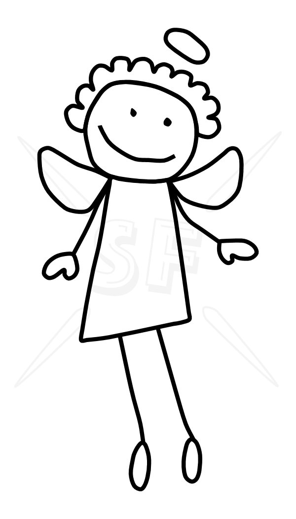 600x1050 Angel Stick Figures Clip Art Stick Figures Clip Art Depot