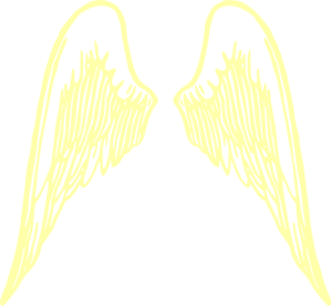 299x276 Yellow Angel Wings Clip Art