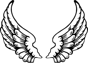 300x214 Angel Wings Clip Art
