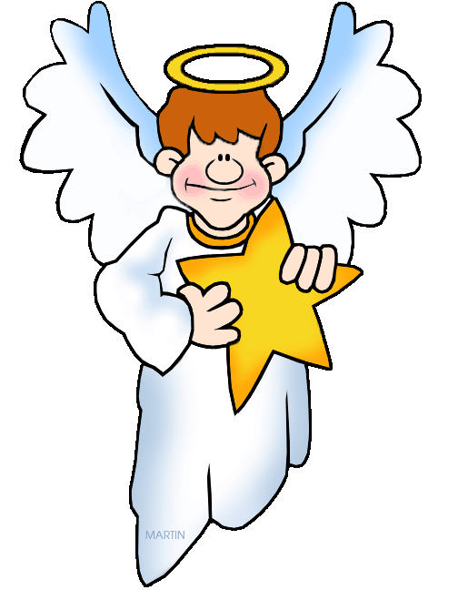 504x648 Cartoon Christmas Angels Clip Art