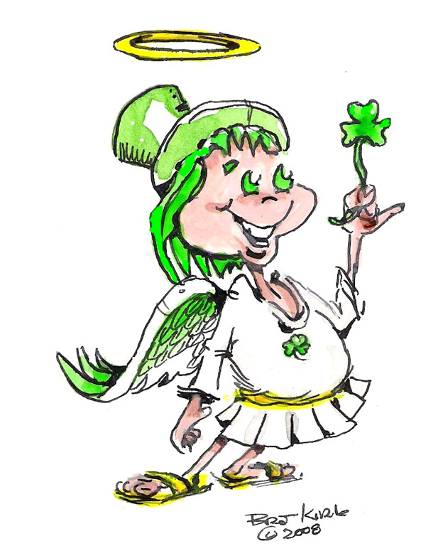 624x768 Irish Angels Cliparts