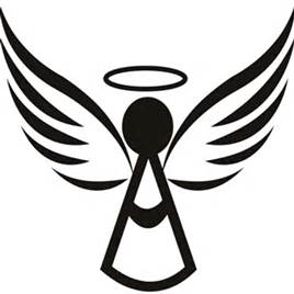 268x268 Angel Sketch Royalty Free Stock Photos