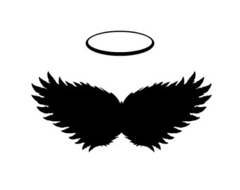 340x270 Angel Wings Clipart Etsy