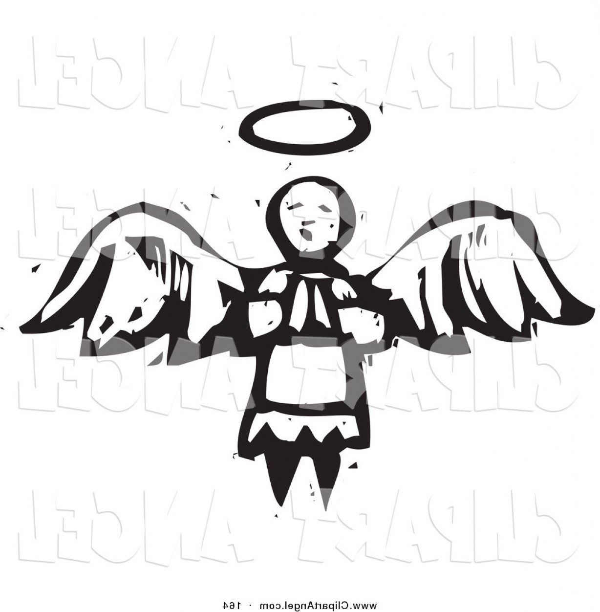 1228x1252 Boy Angel Wings Clipart Black And White