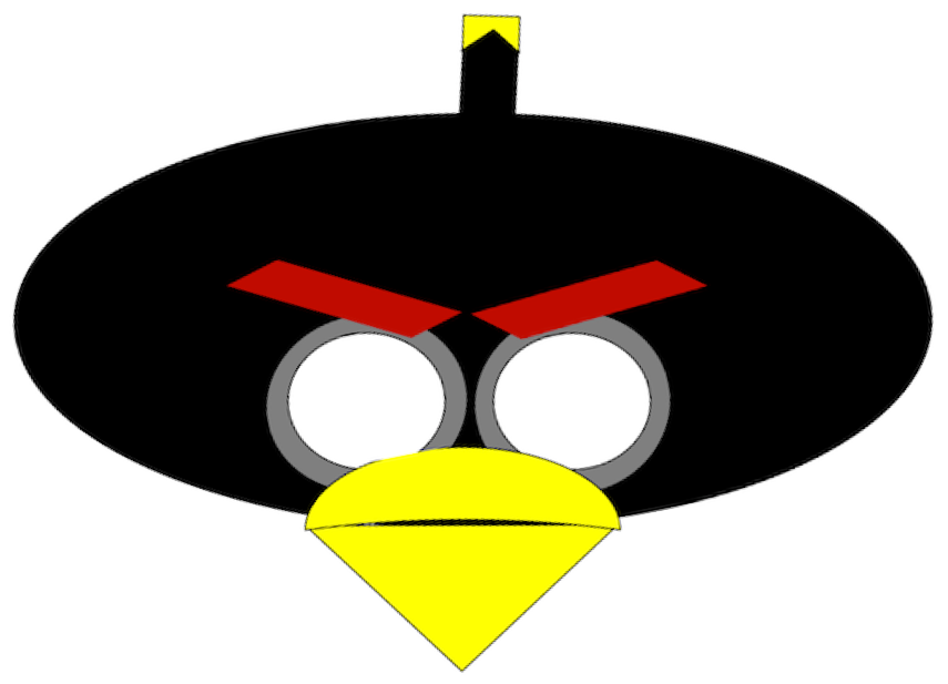 855x617 Mask Clipart Angry Bird