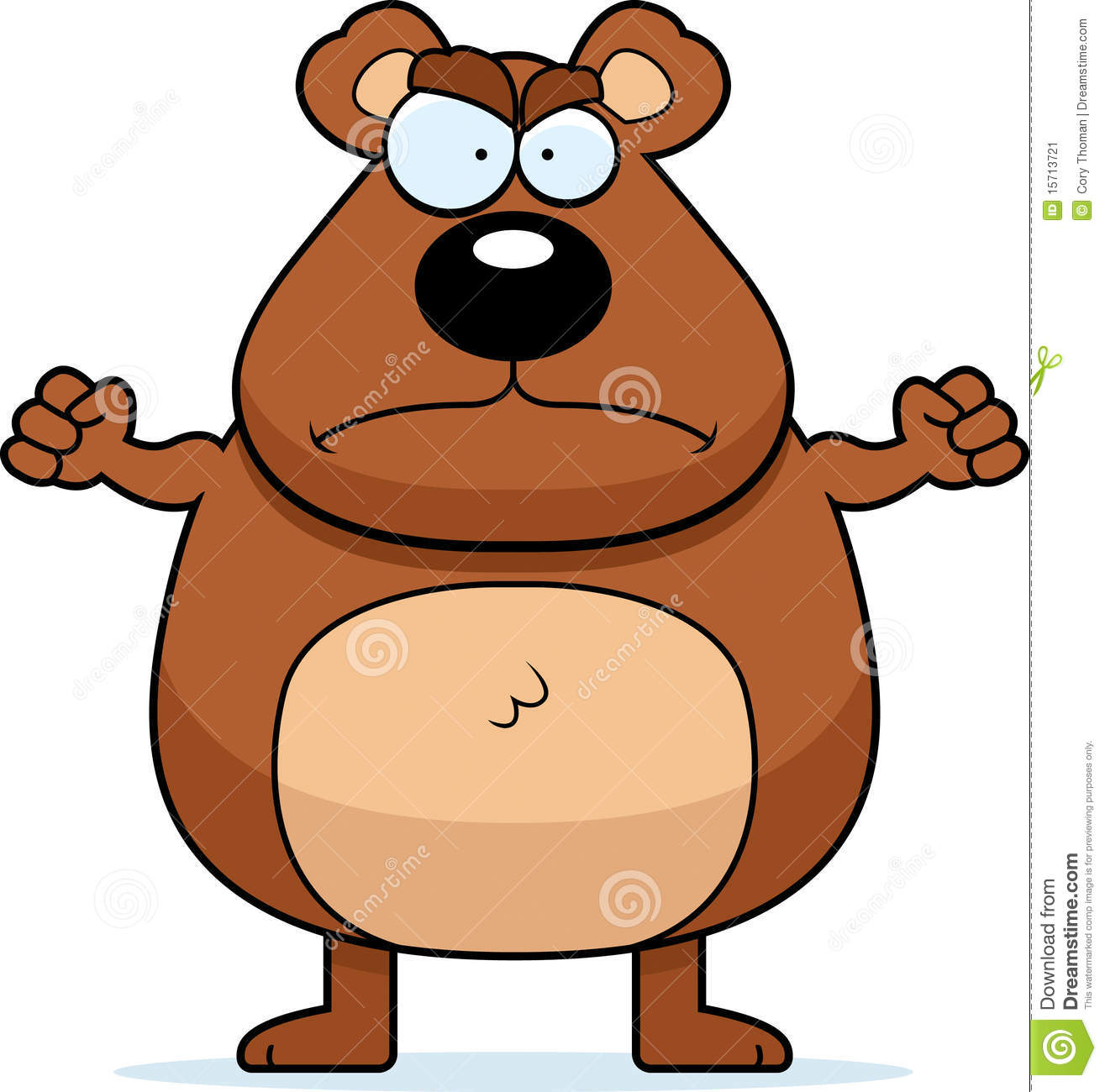 Angry Cartoon Bear Clipart | Free download on ClipArtMag