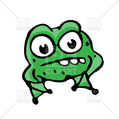 400x400 Cartoon Angry Frog Royalty Free Vector Clip Art Image