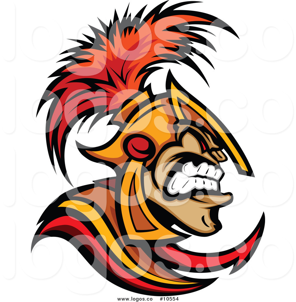 1024x1044 Royalty Free Clip Art Vector Angry Spartan Warrior In Profile Logo