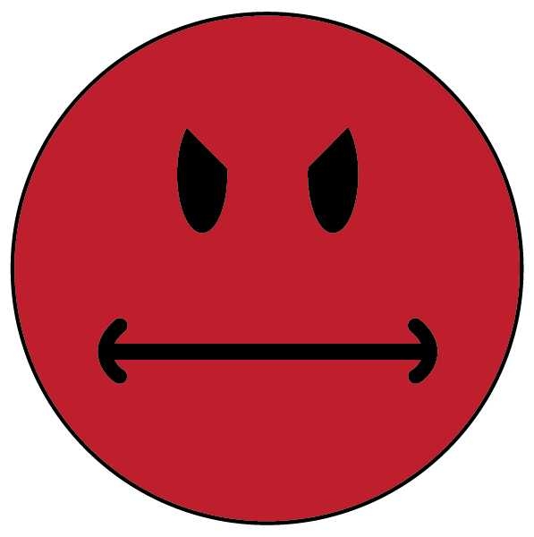 597x600 Angry Face Clipart