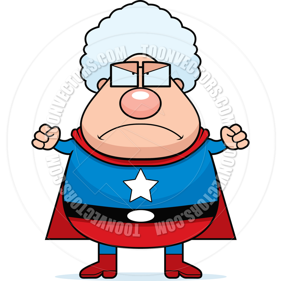940x940 Angry Grandmother Clipart