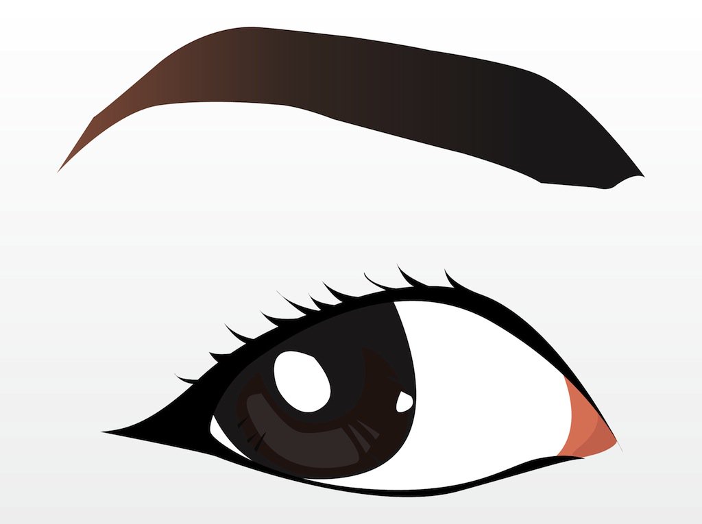 1024x765 Brown Eyes Clipart Angry Eye