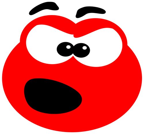 500x464 Angry Blob Face Public Domain Vectors