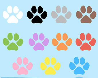 340x270 Paw Clipart Animal Backgrounds