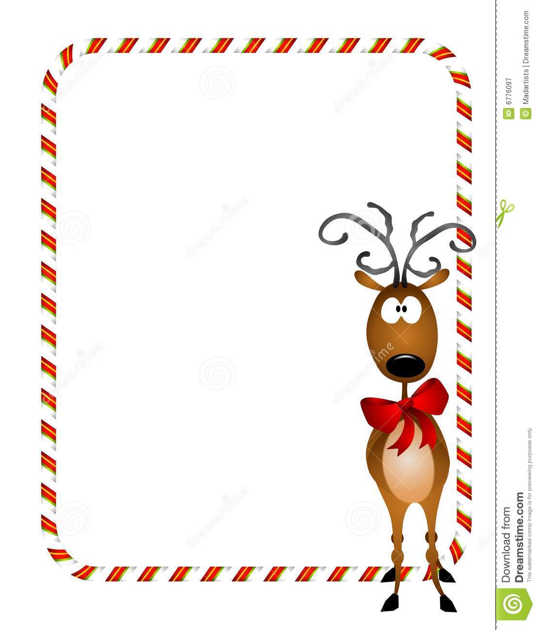 1112x1300 Reindeer Border Clipart