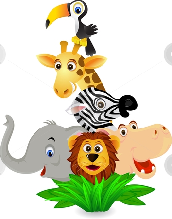 354x450 Cartoon Jungle Clipart