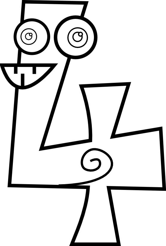 555x820 Animal Praying Clipart Black And White