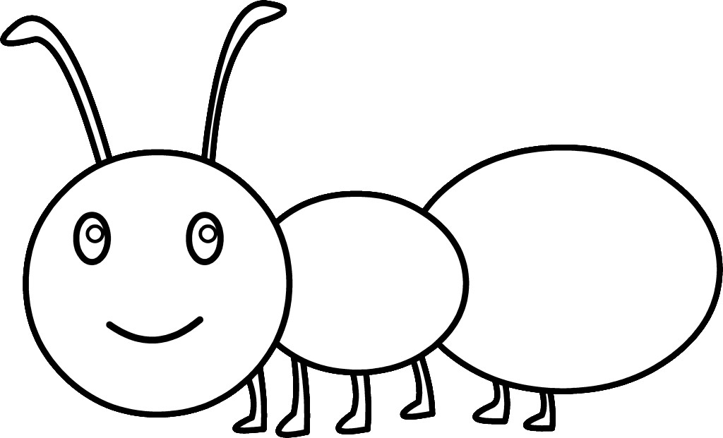 1024x621 Ants Clipart Black And White