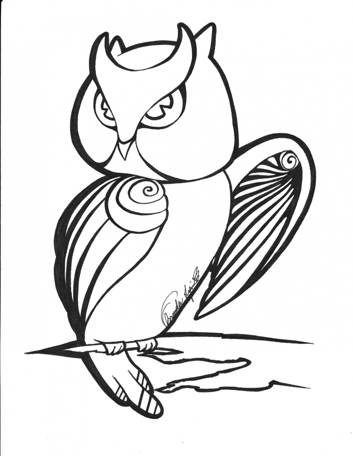 728x941 Outline Ofn Owl Cliprt Library Cliparts To Colournimal On