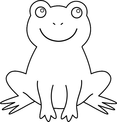 500x518 Clip Art Outline Animals