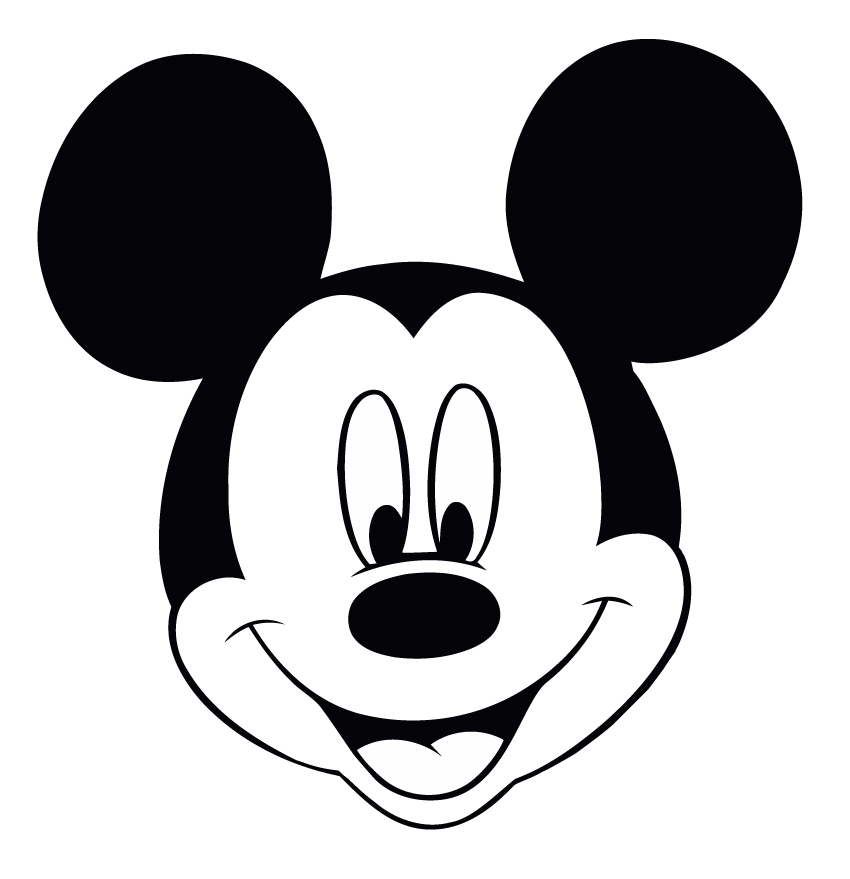 850x879 Free Mickey Mouse Face Clipart Image
