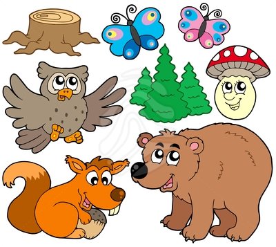 400x357 Forest Clipart Forest Habitat
