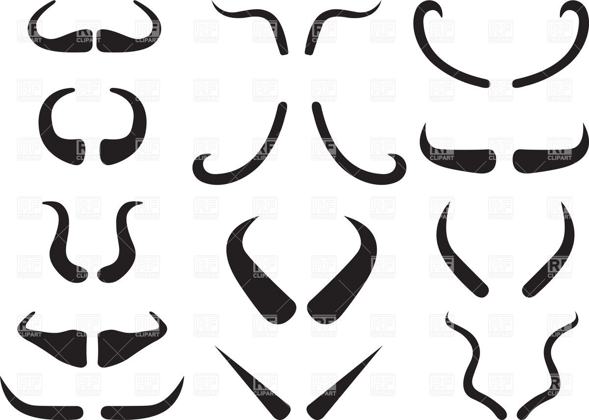 1200x856 Collection Of Horns Royalty Free Vector Clip Art Image