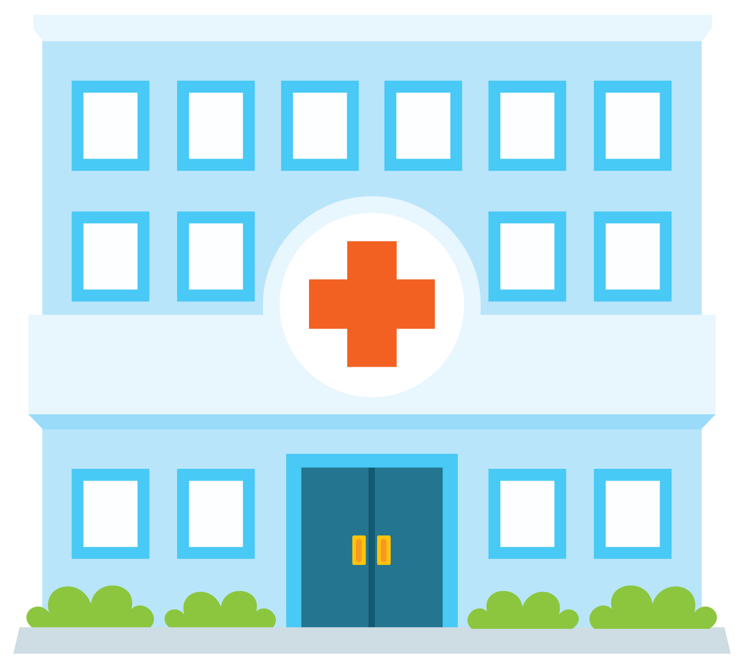 1500x1350 Hospital Free To Use Clipart 3