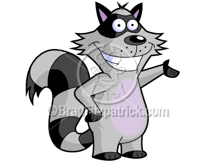 432x324 Cartoon Raccoon Clip Art Raccoon Clipart Graphics Vector