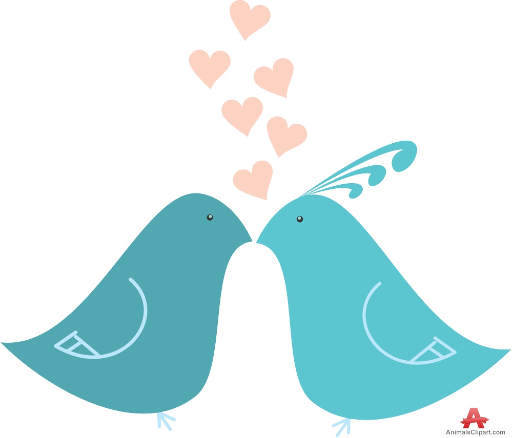 999x856 Two Lovers Birds Free Clipart Design Download